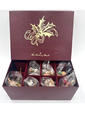 Danbury Mint HEAVENLY ANGELS Christmas Ornaments-Complete Set of 7 in Box Tags